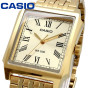 iShopping - Casio Classic Stainless Steel Watch For Men Gold (MTP-B190G-9BV)