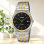 iShopping - Casio Black Dial Two-Tone Watch For Men (MTP-B145SG-1A)
