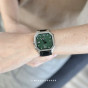 iShopping - Casio Green Textured Dial Black Leather Watch - (MTP-B195L-3AV)