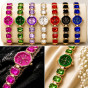 iShopping - MIRA Luxury Women’s Crystal Bracelet Quartz Watch