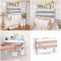 iShopping - City Mart Paper Towel Napkin & Cling Wrap Kitchen Storage Organizer