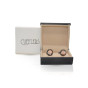 iShopping - Cufflers Vintage Classic Black Circle - (1029)