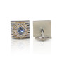 iShopping - Cufflers Limited Edition Gold and Silver Box Cufflinks - (CU-5001)