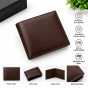 iShopping - Stylish Premium Brown Leather Wallet For Mens