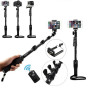 iShopping - Muzamil Store Bluetooth Selfi Stick for Smartphone & Digital Cameras (YT-1288)