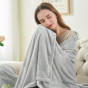 iShopping - The Bedding Shop Plain Fleece light Grey