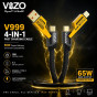 iShopping - Vizo 4 In 1 Ultra Fast Multi-Mode Cable (V999)