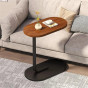 iShopping - C-Shaped Oval Sofa Side Table - Multicolor