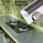 iShopping - Easy Shop Aluminum Kitchen Foil Oil-Proof Sticker (0485)