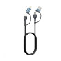 iShopping - Login 4 IN 1 Cable Black (L-910)