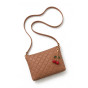 iShopping - HBH Mini Quilted Crossbody Bag Brown