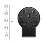 iShopping - Baseus Rotation Type Adapter Universal Charger Black (ACCHZ-01)