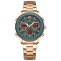 iShopping - Naviforce Elegant Heart Watch For Women Rose Gold (NF-5045-3)