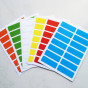 iShopping - 6 Colors Glossy Paper Label Stickers - 168 pcs