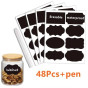 iShopping - Removable Blackboard Sticker for Spice - 48pcs