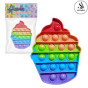 iShopping - Alsimba BUY 1 GET 1 FREE Alsimba Push Mini Octagon Popit Bubble Silicone Toy for Kids - Approx. 4 inches - Multicolor (AS-0050)