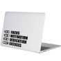 iShopping - Motivation Quote Switch Vinyl Decal Laptop Sticker