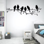 iShopping - New Black Birds on the Tree Branch Wall Sticker