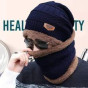 iShopping - SS Mart Winter Cap and Neck For Unisex - Blue
