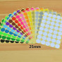 iShopping - 5 Sheet DIY Colorful Writing Round Sticker Set
