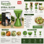 iShopping - Letsshop Manual Cutter Vegetable Spiral Slicer - 1Piece