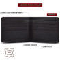 iShopping - Blackbird Leathers Handmade Leather Wallets For Men Black (0006)