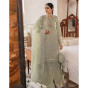 iShopping - Salitex Seher Dastak Luxury Chiffon Unstitched 3 Piece Suit Green (HC-20)