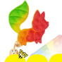 iShopping - Planet X Pop Bubble Fidget Rainbow Squirrel Silicone Toy (PX-11119)