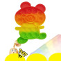 iShopping - Planet X Pop Bubble Fidget Rainbow Teddy Bear 2 Silicone Toy (PX-11120)