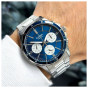 iShopping - Casio Analog Navy Blue Dial Stainless Steel Watch For Men (MTP-1374D-2A3)