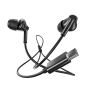 iShopping - Ronin Looop Type-C Handsfree Black (R-39)