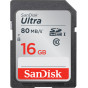 iShopping - SanDisk 16GB Ultra UHS-I SDHC Memory Card (SDSDUNC-016G-GN6IN)