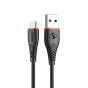 iShopping - Sigma Micro Cable 2.4A Auto Disconnect - C4 Black