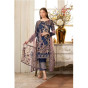 iShopping - Waqas inc Embroidery Unstitched Chiffon 3 Piece Suit (0025)