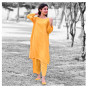 iShopping - Vcare Natural 2 Pieces Casual Suit For Women Light Yellow - YL