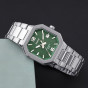 iShopping - Casio Green Textured Dial Stainless Steel Men's Watch (MTP-B195D-3A)