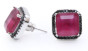 iShopping - Zed Eye Cyno Squares Earrings For Women Dark (ISE122E)