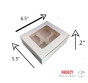 iShopping - Packzypk Cupcake Box For 4 White (Pack of 20)