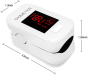 iShopping - NTS Fingertip Pulse Oximeter Heart Rate Monitor With LED Display White