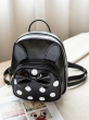 iShopping - Rangoon Bow Polka Mini Backpack For Women Black