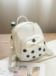 iShopping - Rangoon Bow Polka Mini Backpack For Women White