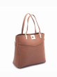 iShopping - Rangoon Double Handle Tote Bag For Women Brown
