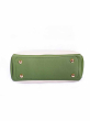 iShopping - Rangoon Double Handle Tote Bag For Women Green/White
