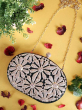 iShopping - Rangoon Flower Fancy Clutch For Women Black