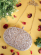 iShopping - Rangoon Flower Fancy Clutch For Women Golden