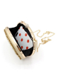 iShopping - Rangoon Flower Fancy Clutch For Women Golden