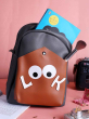 iShopping - Rangoon Look Mini Backpack For Women Grey