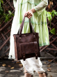 iShopping - Rangoon Messenger Bag For Women Brown