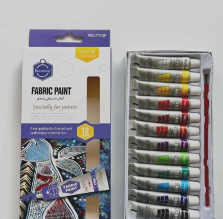 iShopping - Letsshop Fabric Paint Specially For Painters - 12 colors