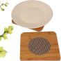 iShopping - Wooden Coaster Bamboo Table Heat Pad